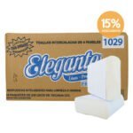 ELEGAN TOALLA INTERCALADA  BLANCA 19X24 (1029) X 2500 UNIDADES-  PROMO