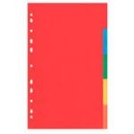 SEPARADORES PLASTICO OFICI X 5 POSIC.