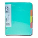 SEPARADORES CART OFICIO 5 POS (100U) COL