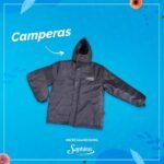 CAMPERA TRUCKER AZUL TALLE - S - SAPHIRUS