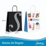 Bolsa de papel Stickers SAPHIRUS