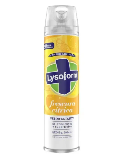 LYSOFORM AEROSOL FRESCURA CITRICA 360 CC