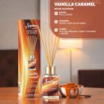 MINI DIFUSOR AROMATICO VANILLA CARAMEL 60ML SAPHIRUS