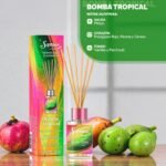 MINI DIFUSOR AROMATICO BOMBA TROPICAL 60ML SAPHIRUS