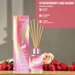 MINI DIFUSOR AROMATICO STRAWBERRY AND ROSES 60ML SAPHIRUS
