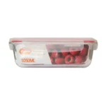 CONTENEDOR VIDRIO RECTANGULAR MAKE 1050ML