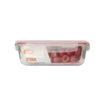 CONTENEDOR VIDRIO RECTANGULAR MAKE 370ML