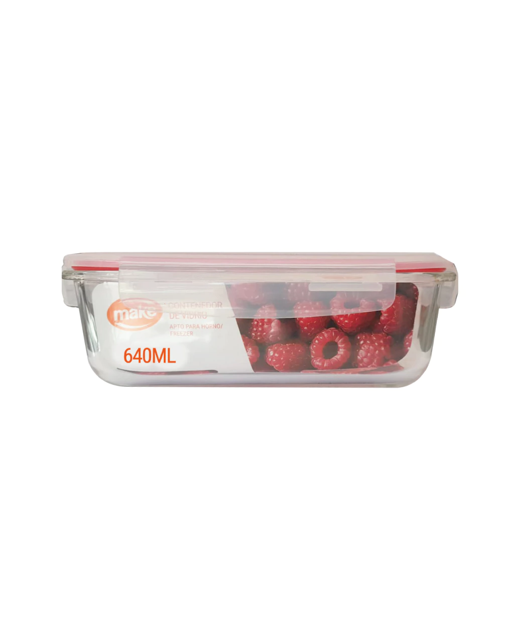 CONTE MAKE 640 CONTENEDOR VIDRIO RECTANGULAR MAKE 640ML - Imagen 1