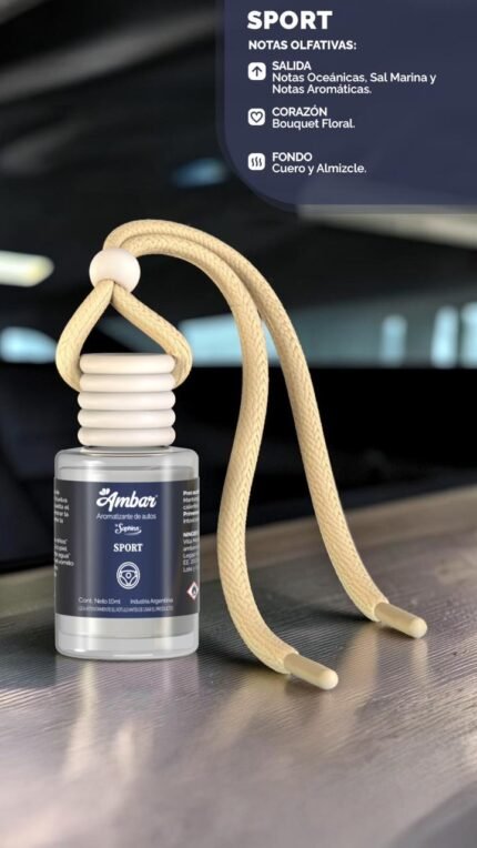 a - DIFUSOR AUTO  SPORT 10ML AMBAR
