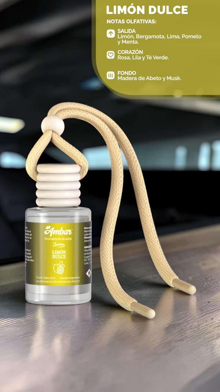 WhatsApp Image 2026-06-10 at 16.10.23 a - DIFUSOR AUTO LIMON DULCE 10ML AMBAR - Imagen 1