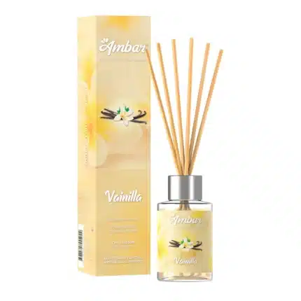 MINI DIFUSOR AROMATICO VAINILLA 60ML AMBAR