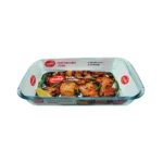 a - FUENTE DE VIDRIO PARA HORNO 2200ML MAKE