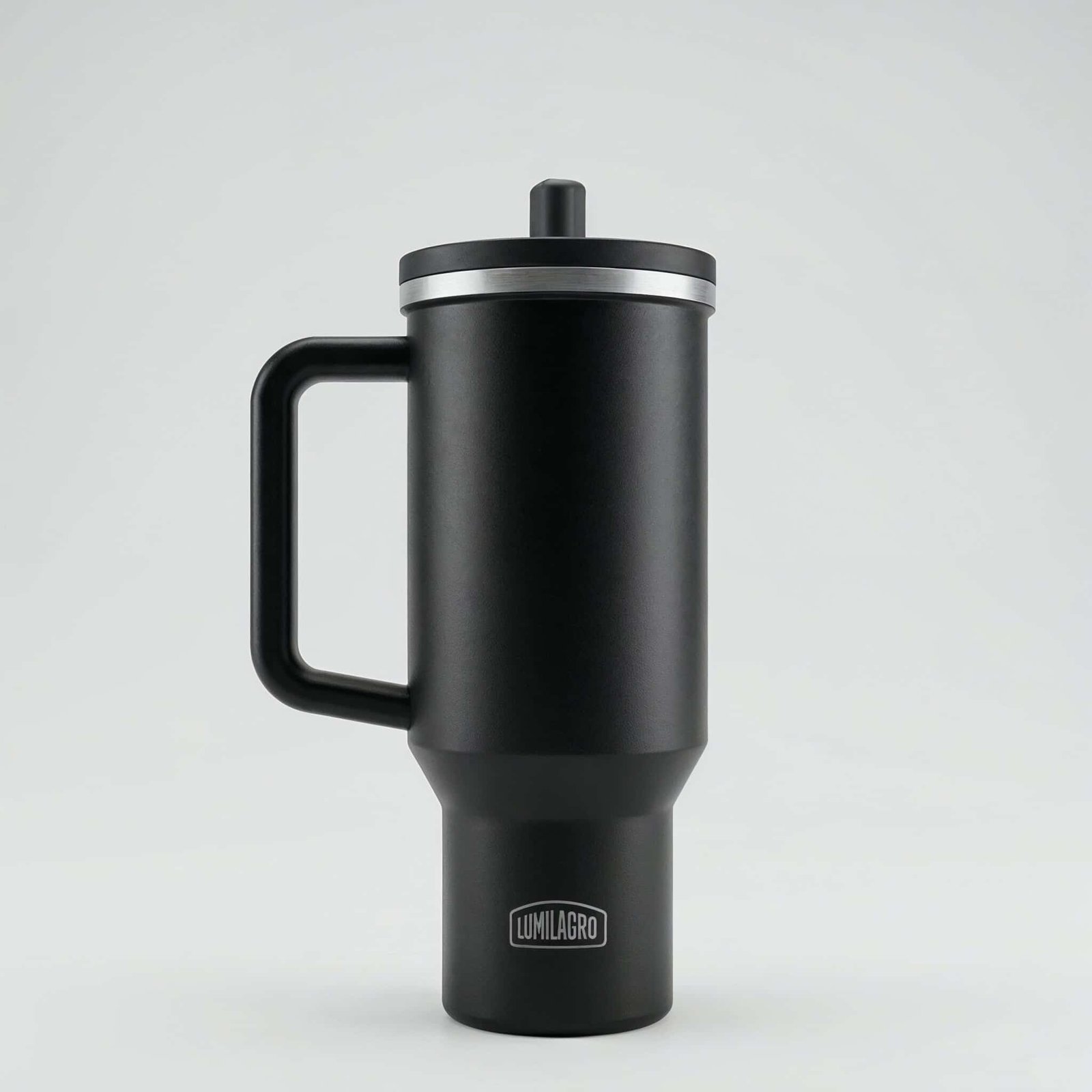 foto-quencher-negra-1 VASO TERMICO 880ML NEGRO CON SORBETE LUMILAGRO - Imagen 1