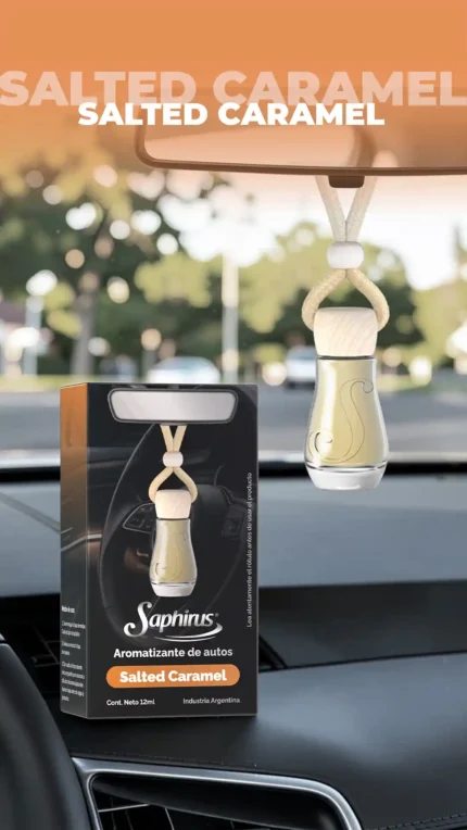 AROMATIZANTE DE AUTOS SAPHIRUS SALTED CARAMEL