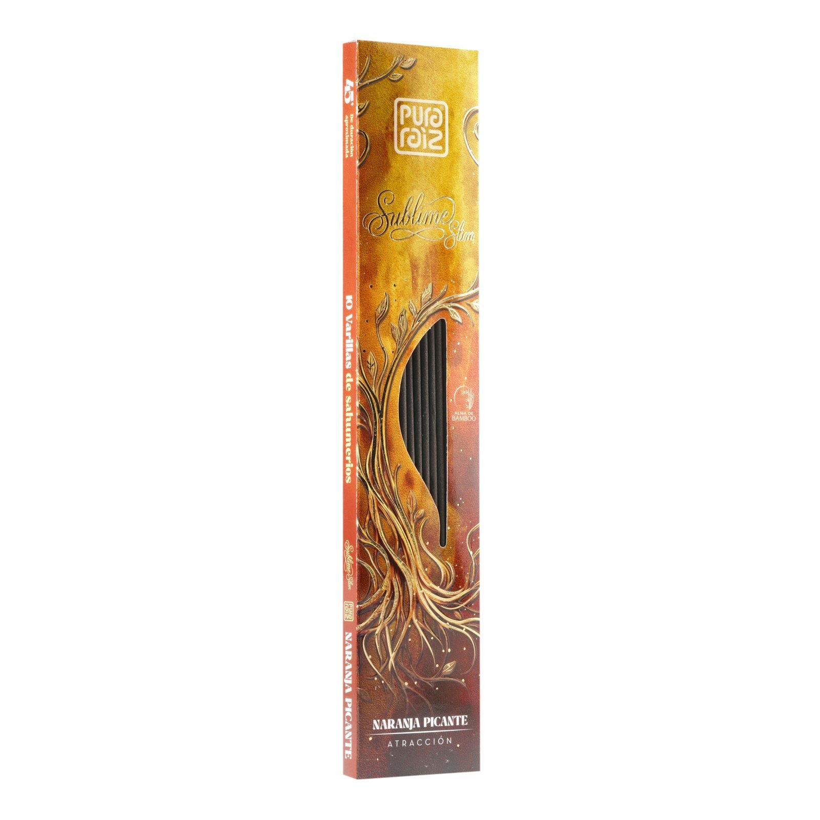 sublime-slim.-NARANJA-PICANTE.jpg SAHUMERIO SUBLIME SLIM PURA RAIZ NARANJA PICANTE - Imagen 1